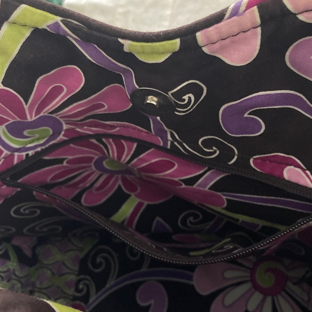Vera Bradley Purple Punch shoulder bag/purse retired pattern - Picture 9 of 11